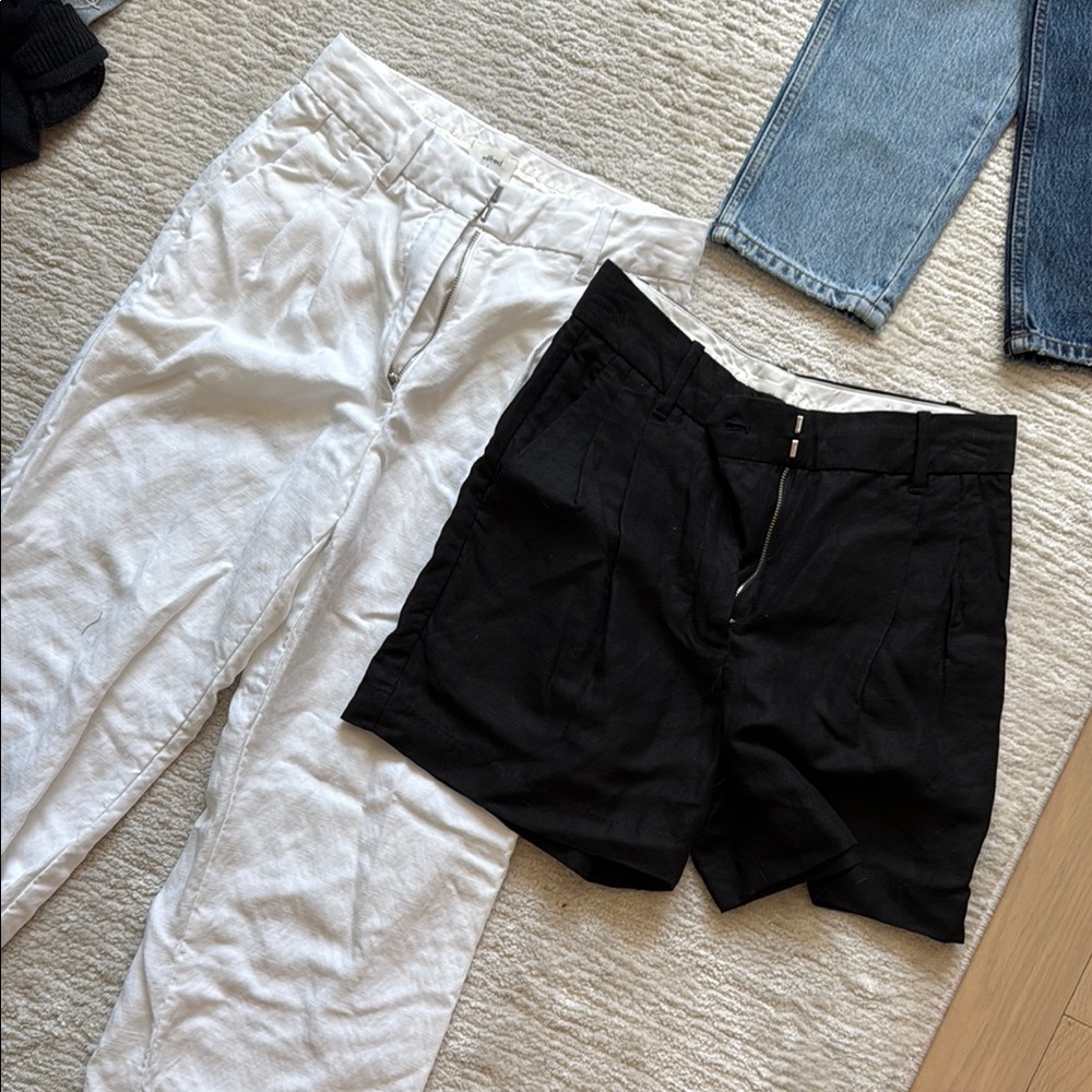 ARITZIA LINEN PANT & SHORT BUNDLE